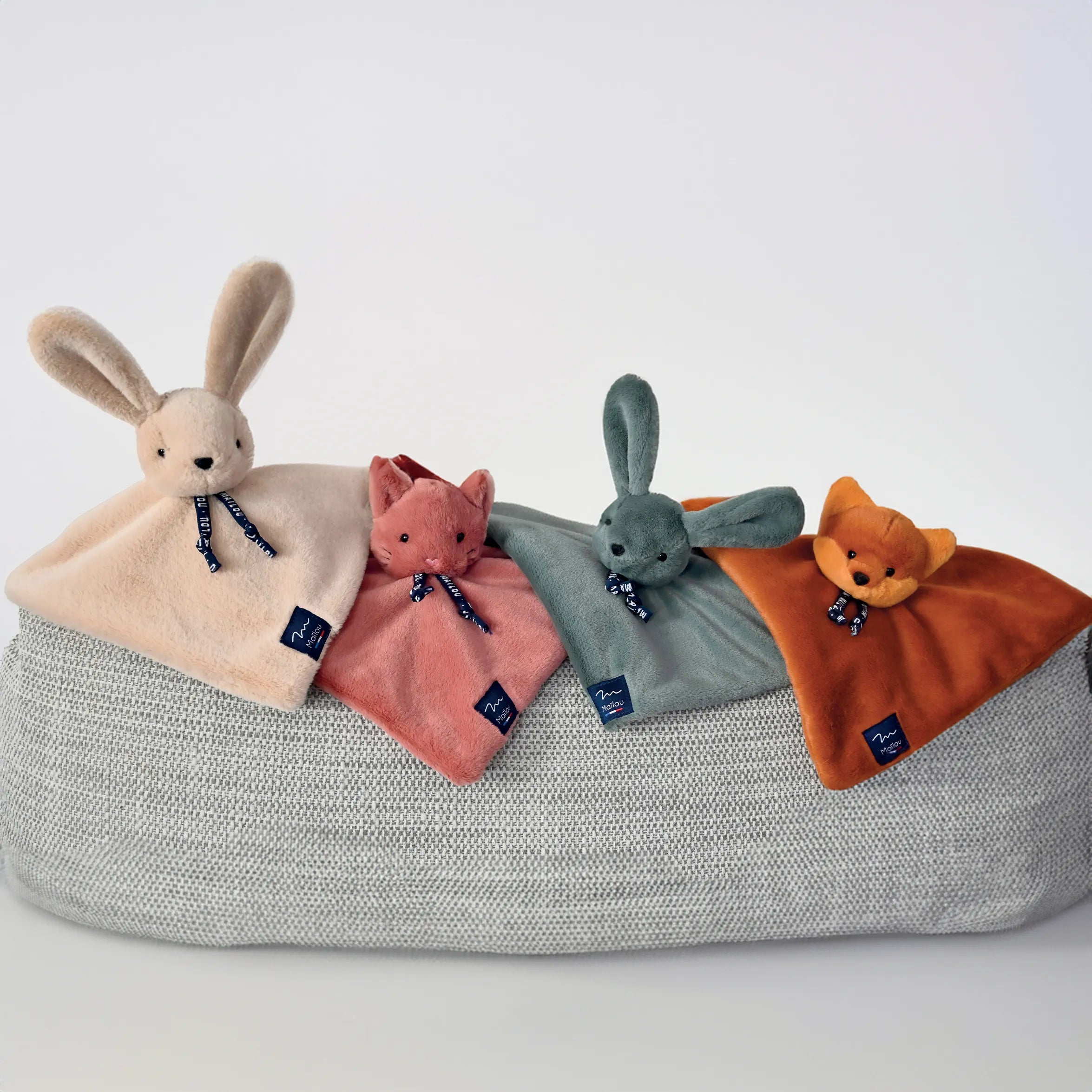 Lapin DORLOTIN - Doudou naissance - Vert sauge