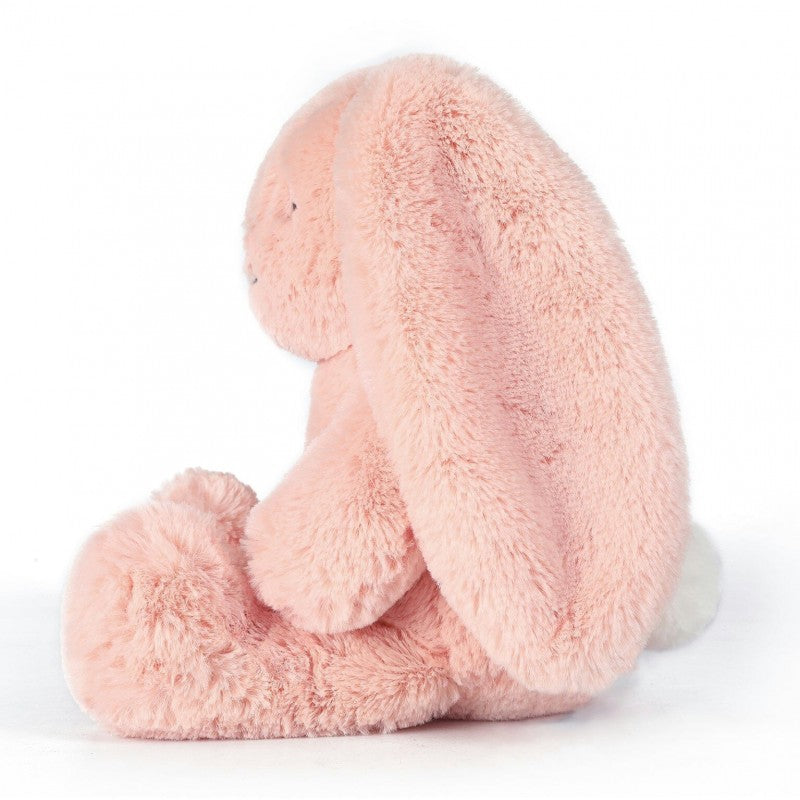 Peluche ultra douce lapin 40 cm - Rose