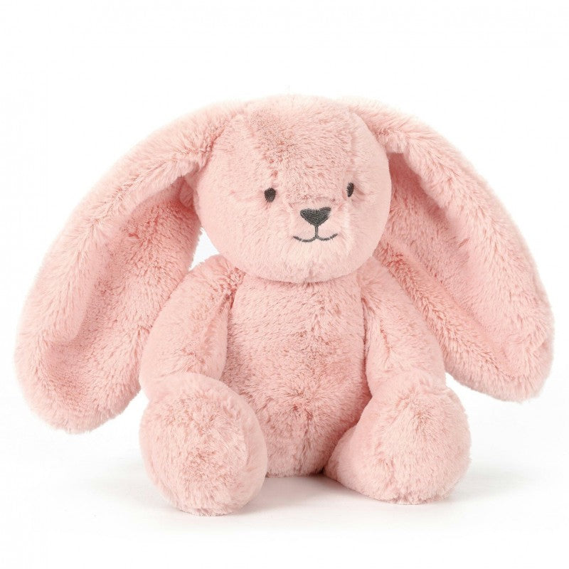 Peluche ultra douce lapin 40 cm - Rose