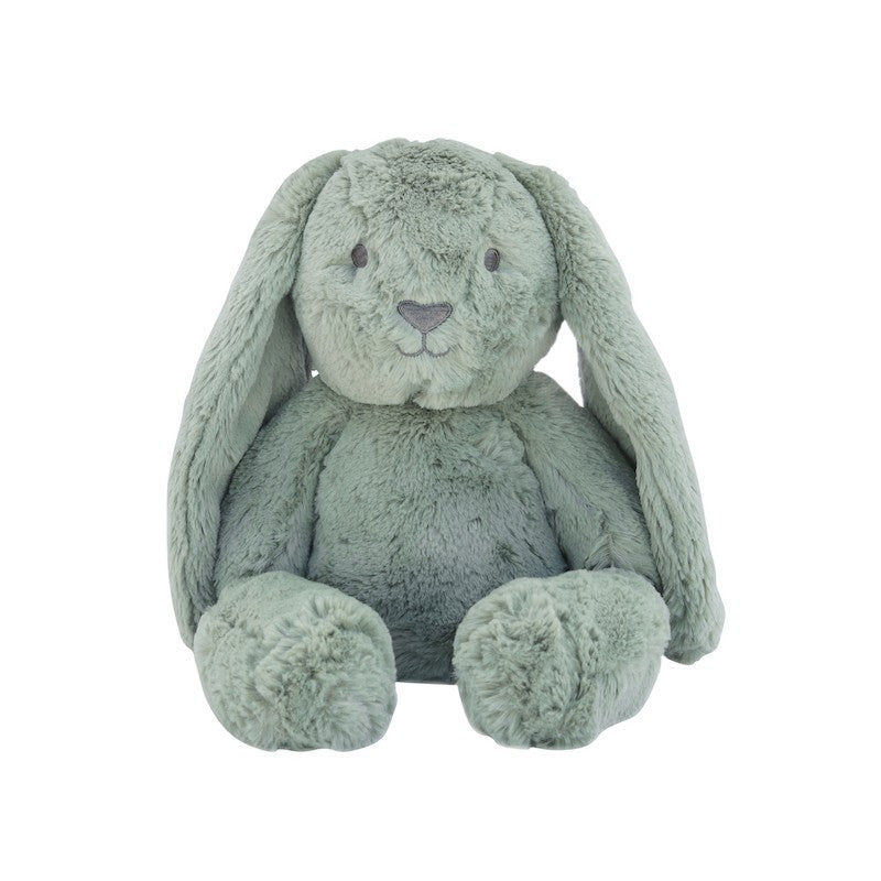 Peluche ultra douce lapin 40 cm - Sauge