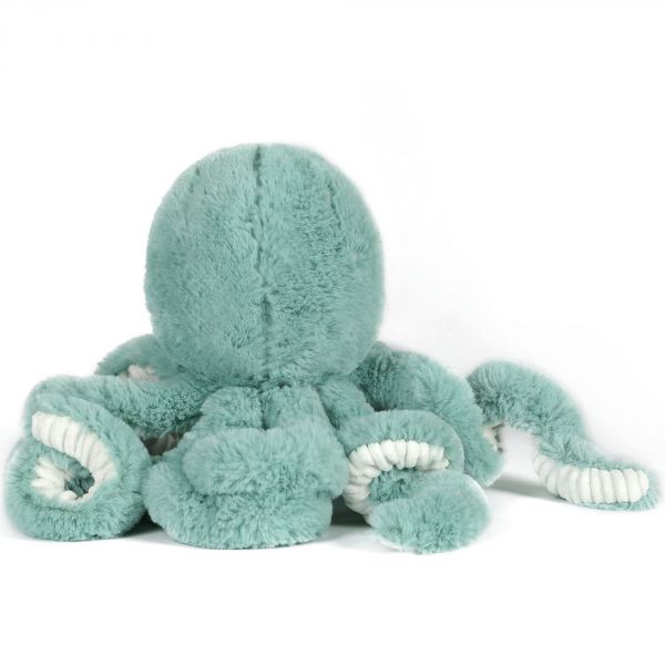 Peluche ultra douce poulpe 38 cm – Bleu céladon