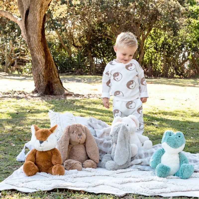 Peluche ultra douce renard 40 cm - Cuivré