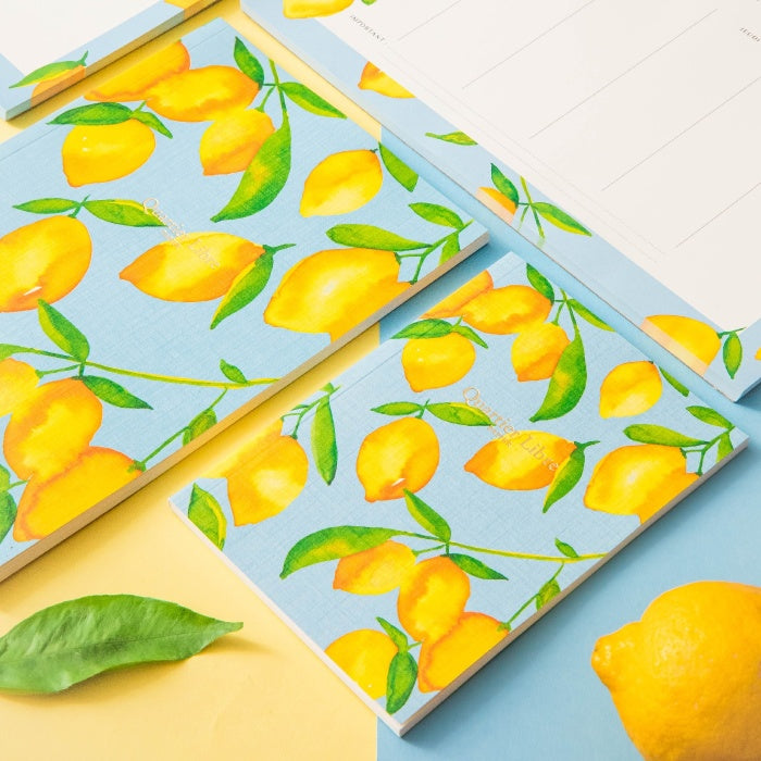Petit carnet Citrons Quartier Libre