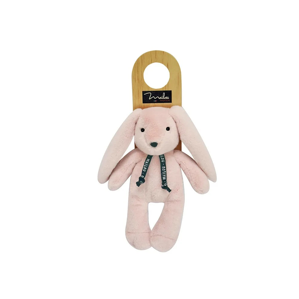 Doudou Lapin Dorlotin Pantin – Rose