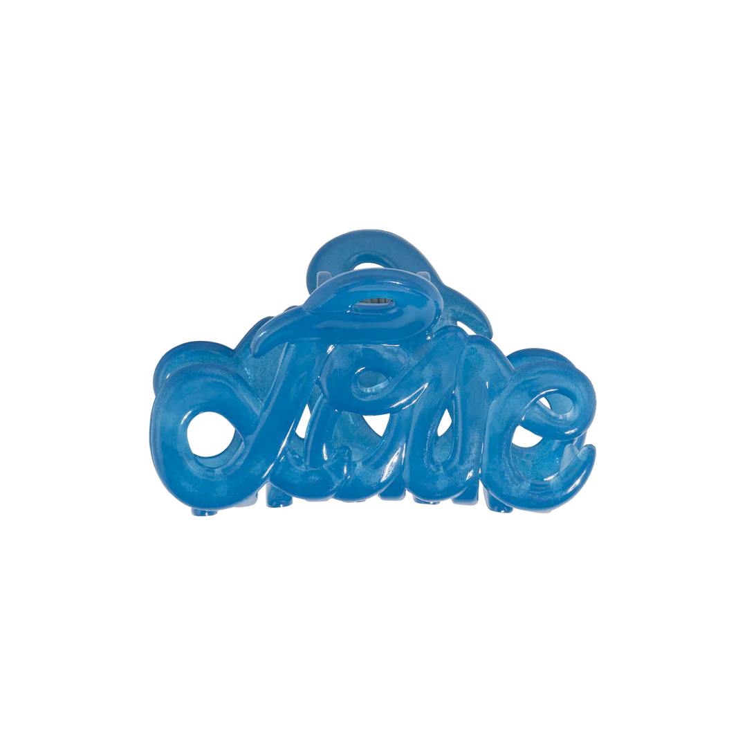 Pince pour cheveux LOVE - Bleu azur
