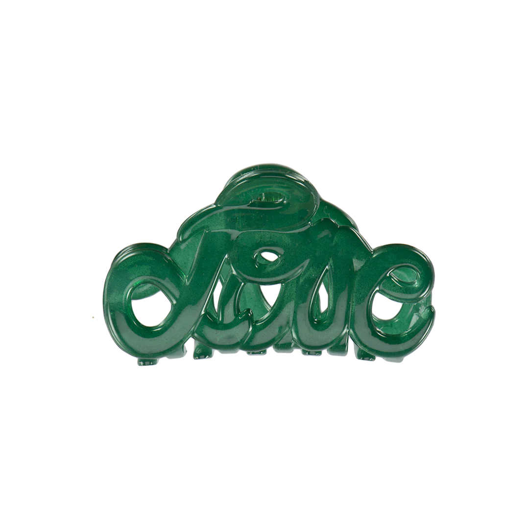 Pince pour cheveux LOVE - Vert