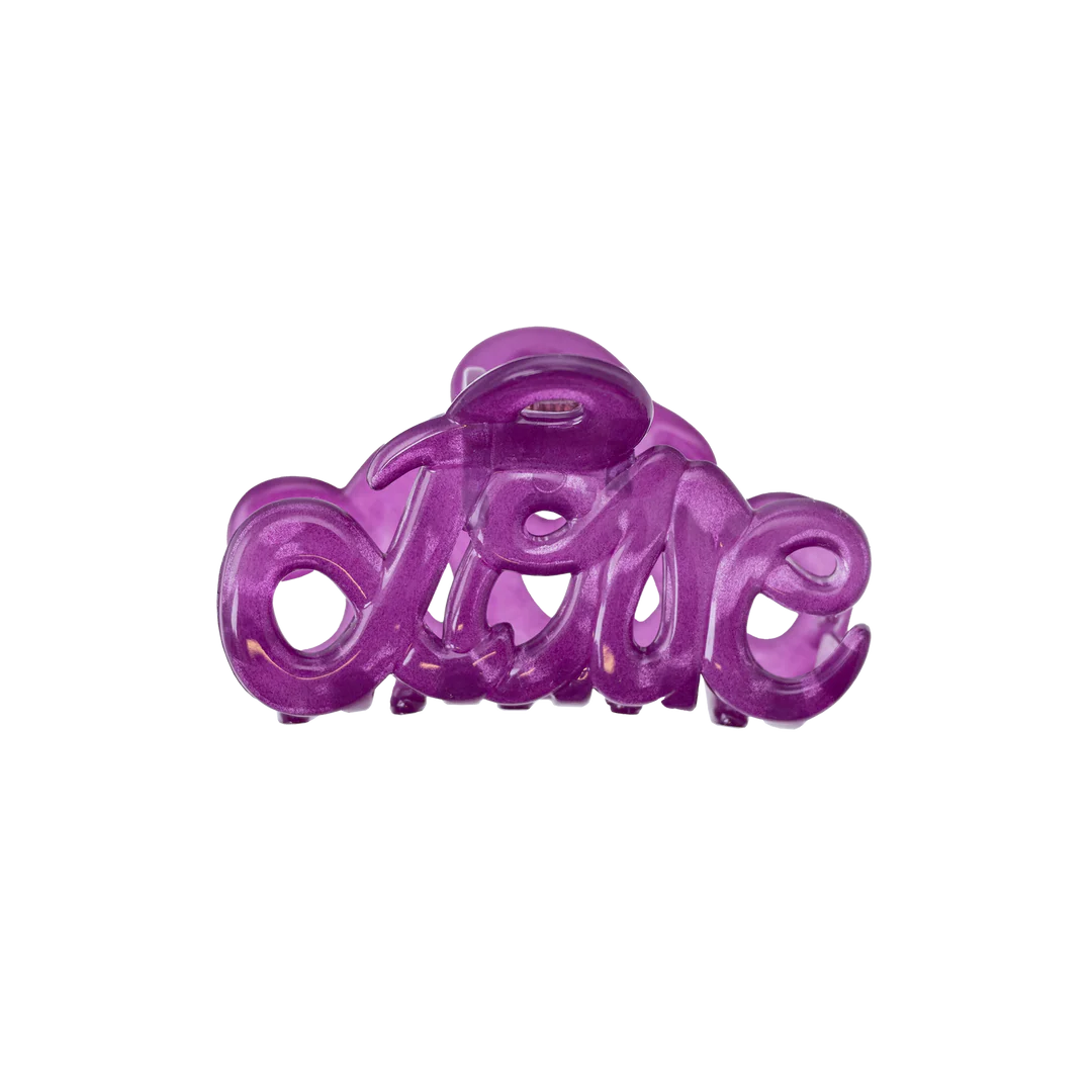 Pince pour cheveux LOVE - Violet