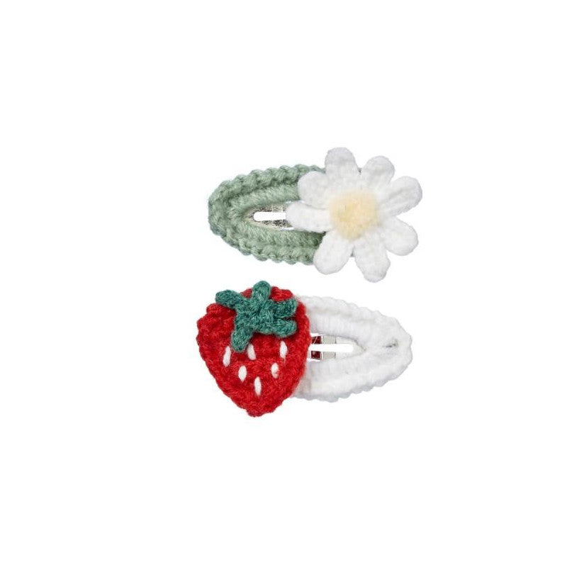 Pinces à cheveux Vivy fleur de fraise - SOUZA