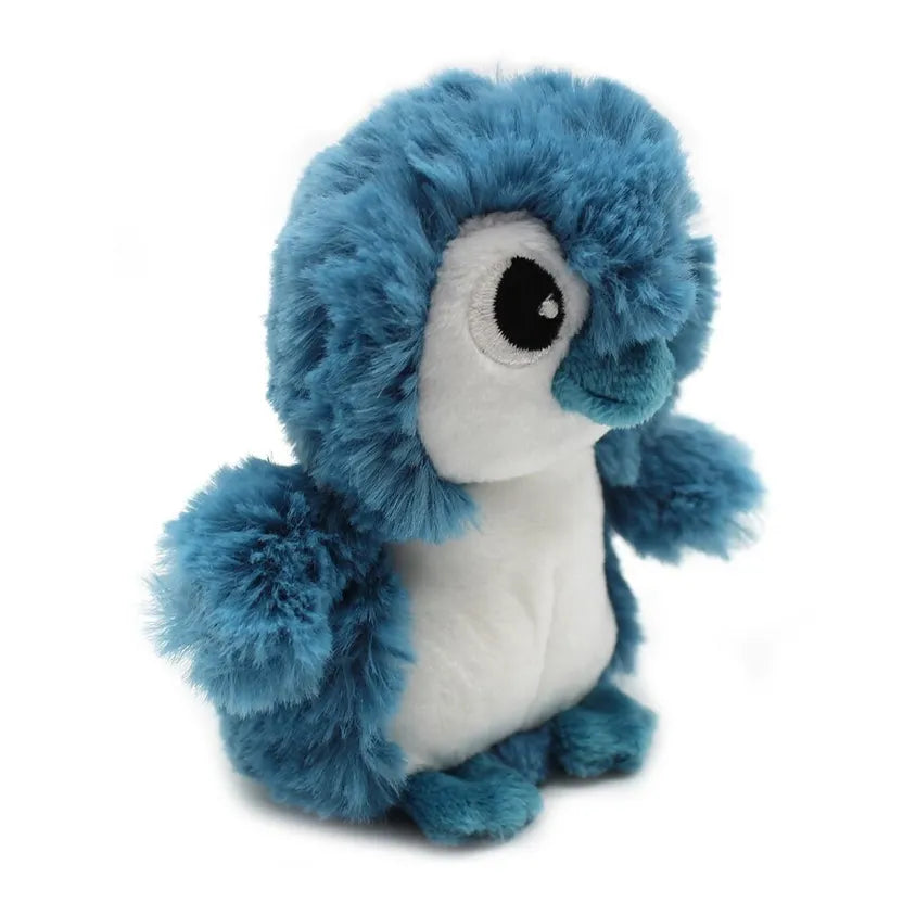 LES PTIPOTOS - PELUCHE IGLOU LE PINGOUIN MAMAN ET BEBE BLEU - 25CM