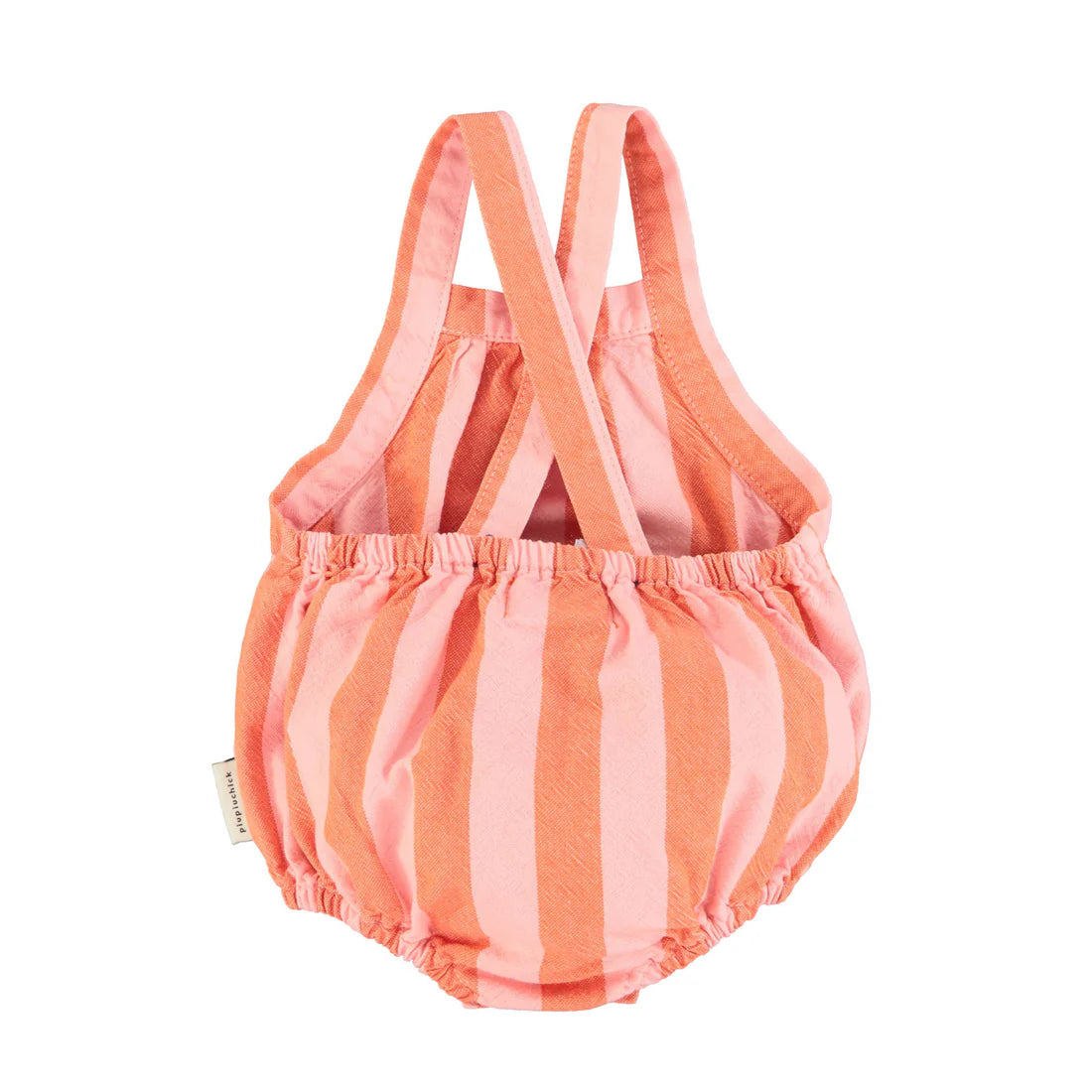 Baby romper - Orange & pink stripes - 18M