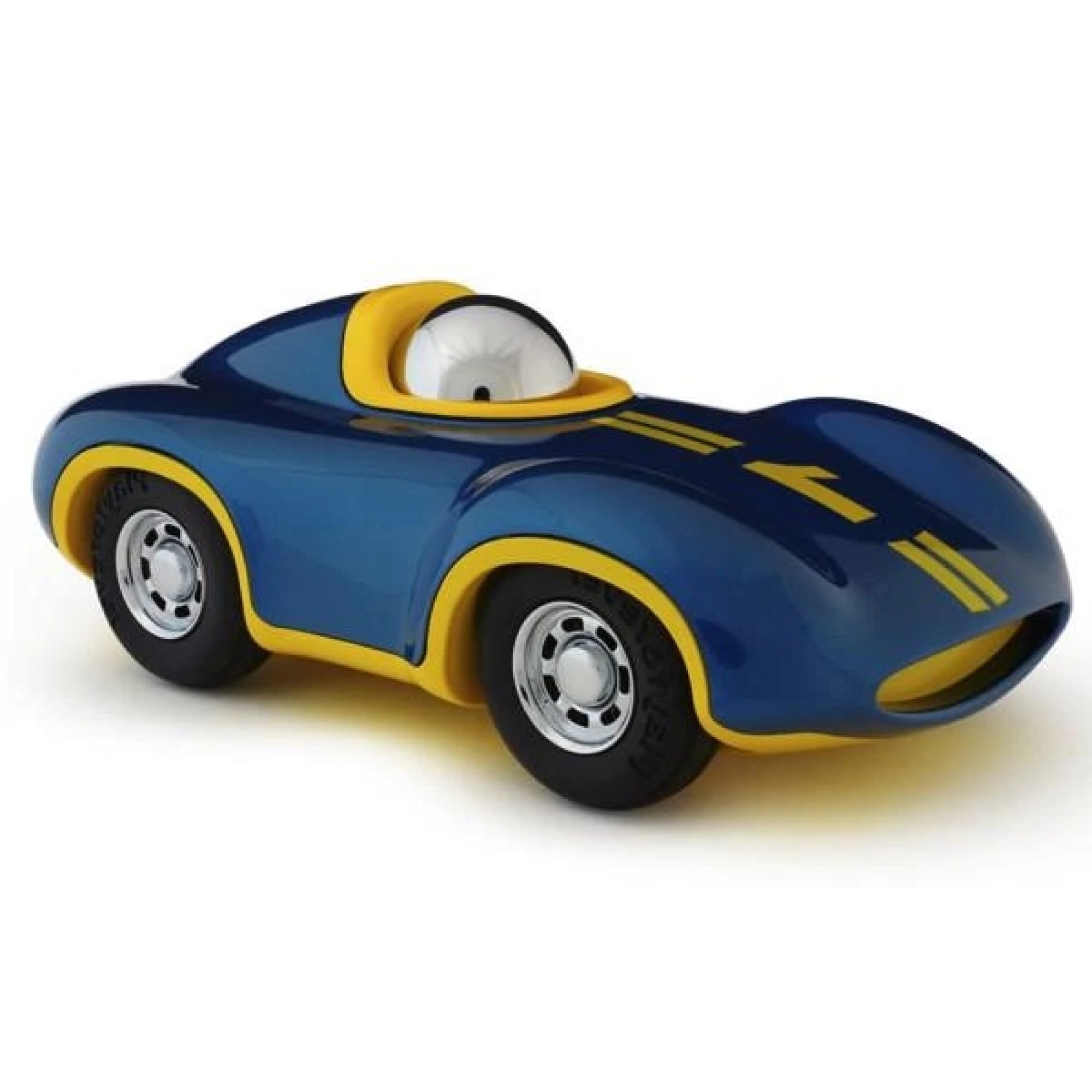 Playforever - Voiture Speedy - Bleu Roi/Jaune - L.16,5cm