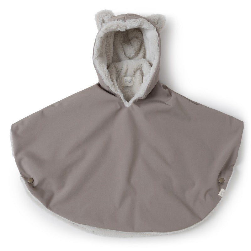 Poncho polair teddy neop almond