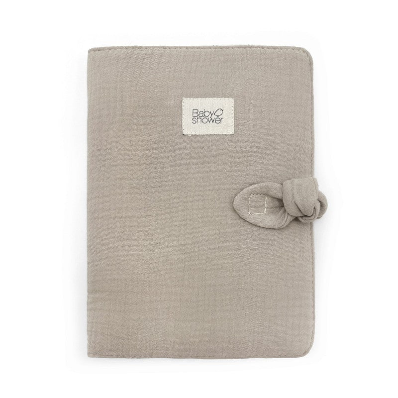 Protege carnet sante knot latte powder
