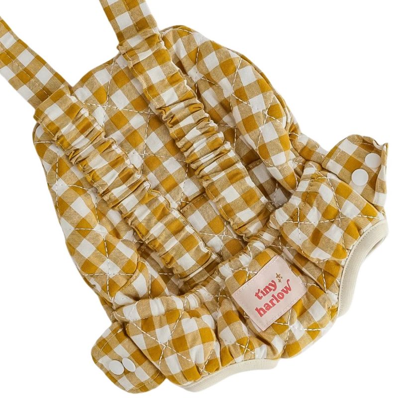 Porte-bébé poupée - Vichy Camel - Tiny Harlow