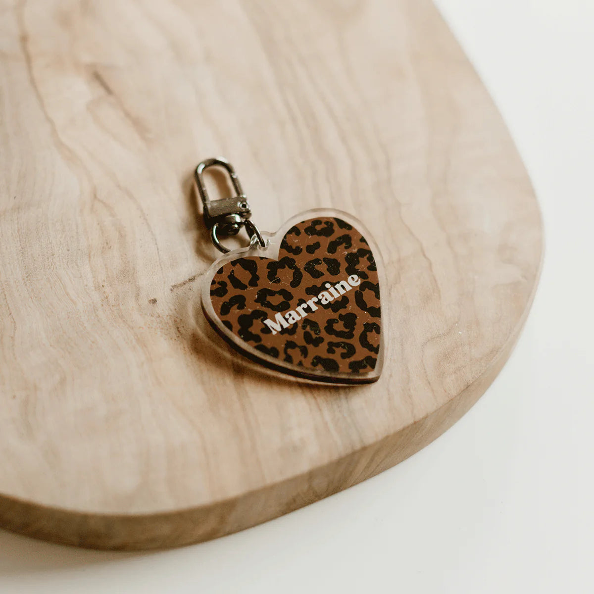 Porte-clé Léopard marron foncé - Marraine