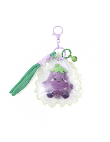 Porte-clés JellyPop ELLI EGGPLANT