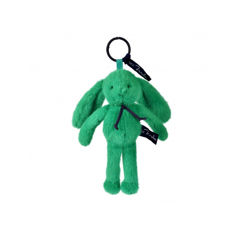 Porte-clés peluche Lapin Méloé Vert prairie - Maïlou