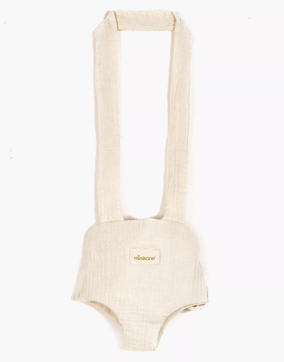 Porte poupée en gaze de coton mastic