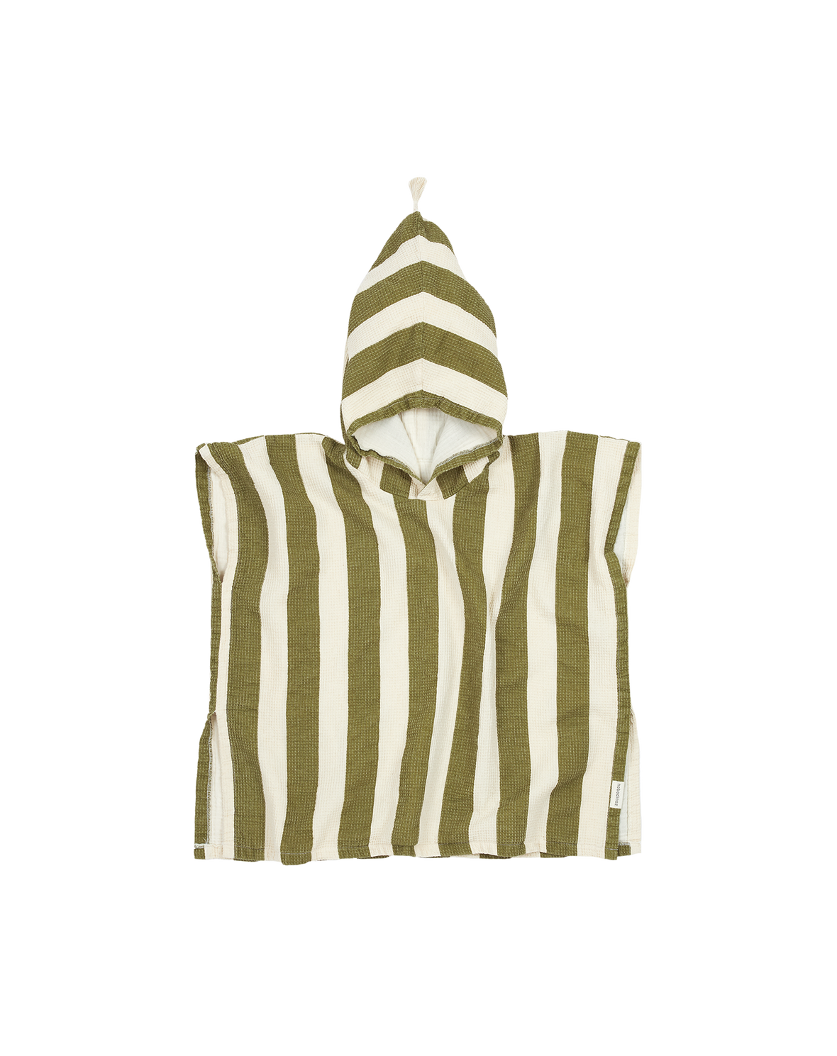 PONCHO DE PLAGE DOUBLURE EN GAZE DE COTON - Vert
