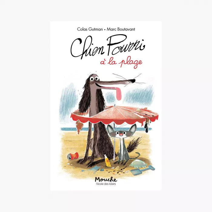 Livre Chien Pourri à la plage