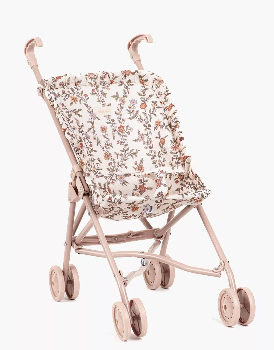 Poussette poupée à volants Gisèle sur châssis nude