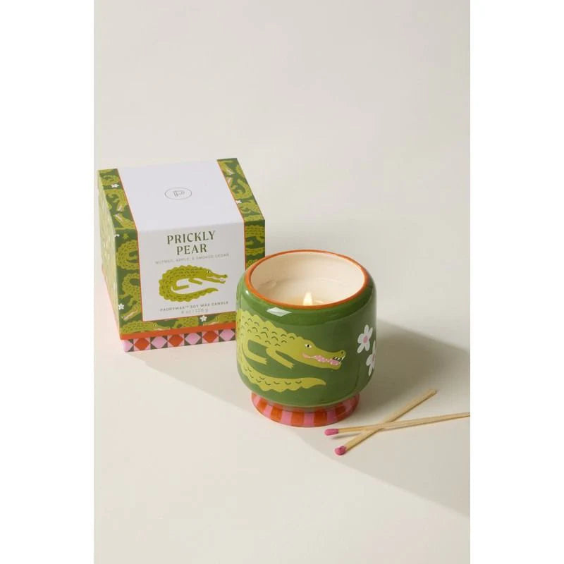 Bougie en céramique Prickly pear
