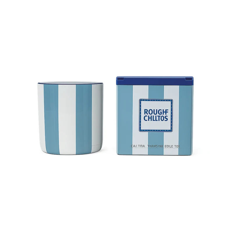 Bougie chichou bleu ambre 8 cm