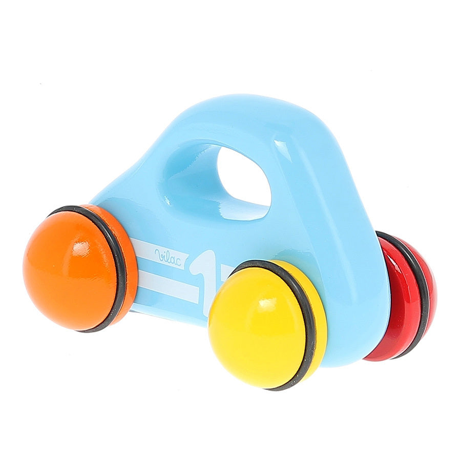 voiture 1er âge bleue