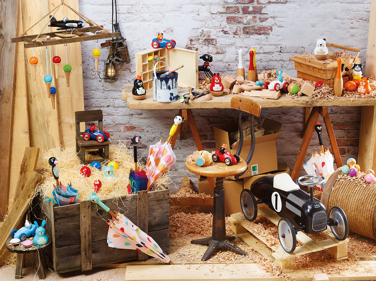 Porteur voiture vintage noir - Vilac