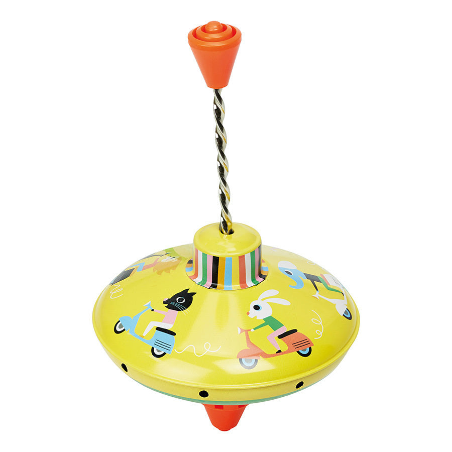 Toupie en métal jaune - Vilac