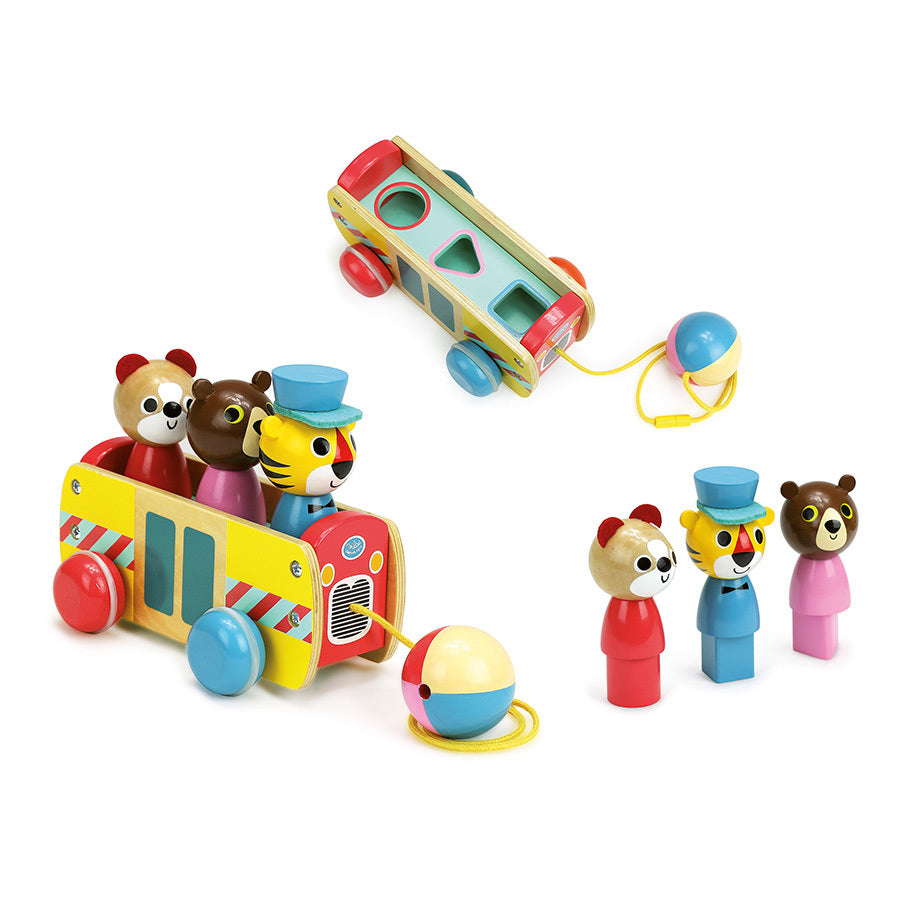 Bus des formes en bois - Vilac