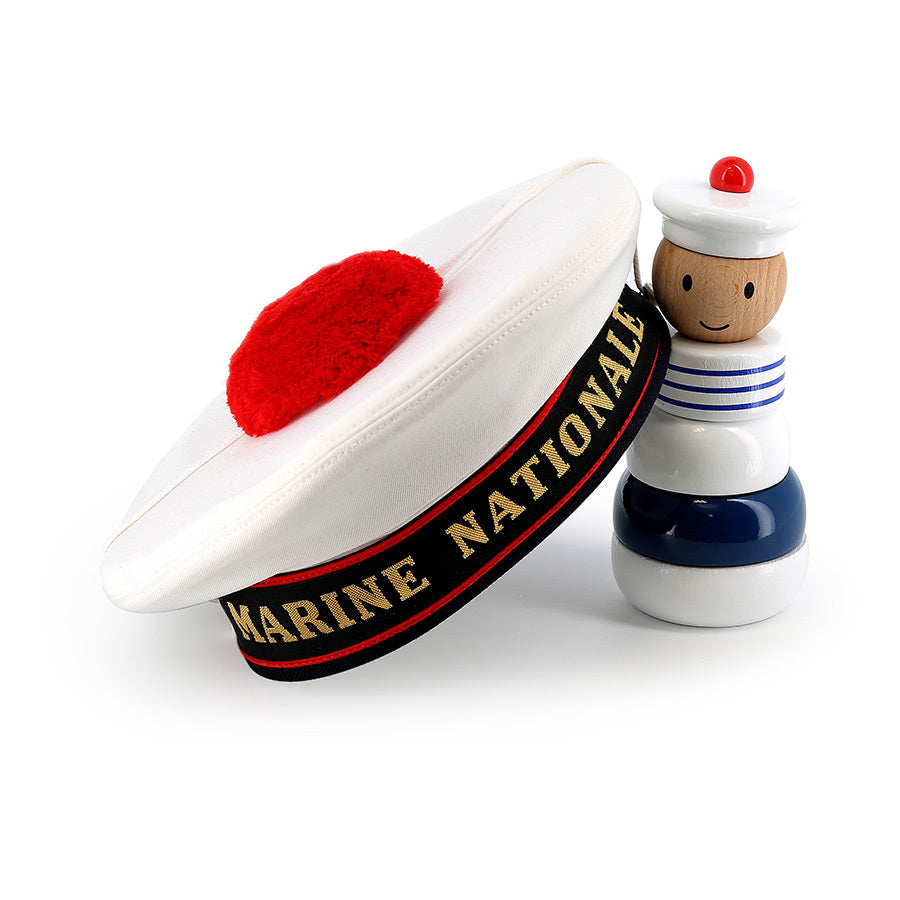 Empilable en bois, Ecole des mousses - Marine nationale - Vilac