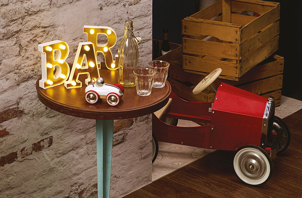 Voiture en bois, Roadster - Blanc - Vilac