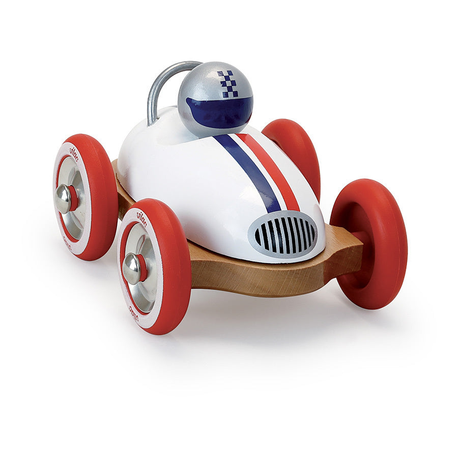 Voiture en bois, Roadster - Blanc - Vilac