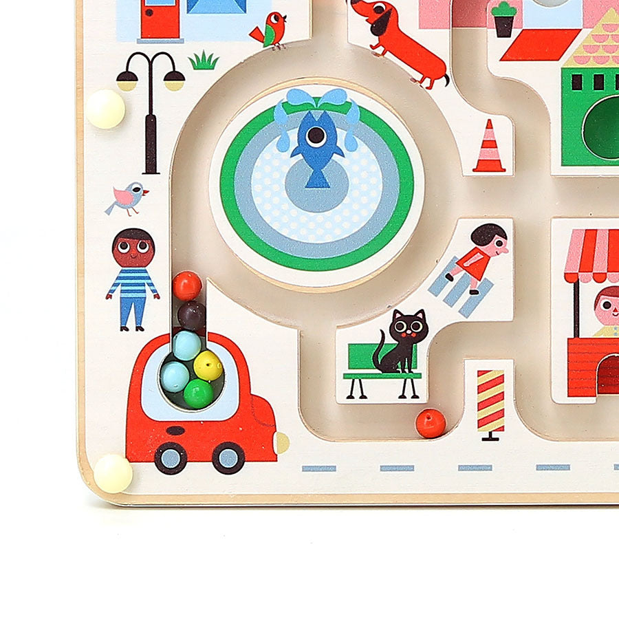 Labyrinthe magnétique Ma petite ville - Vilac