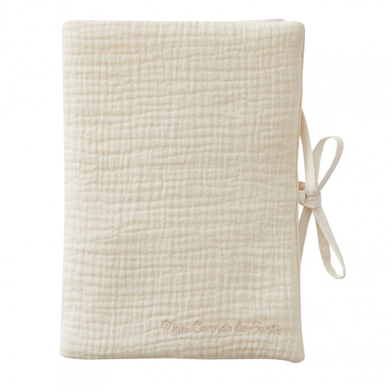 Protège carnet de santé gaze de coton mousse de lait – Mix & Match