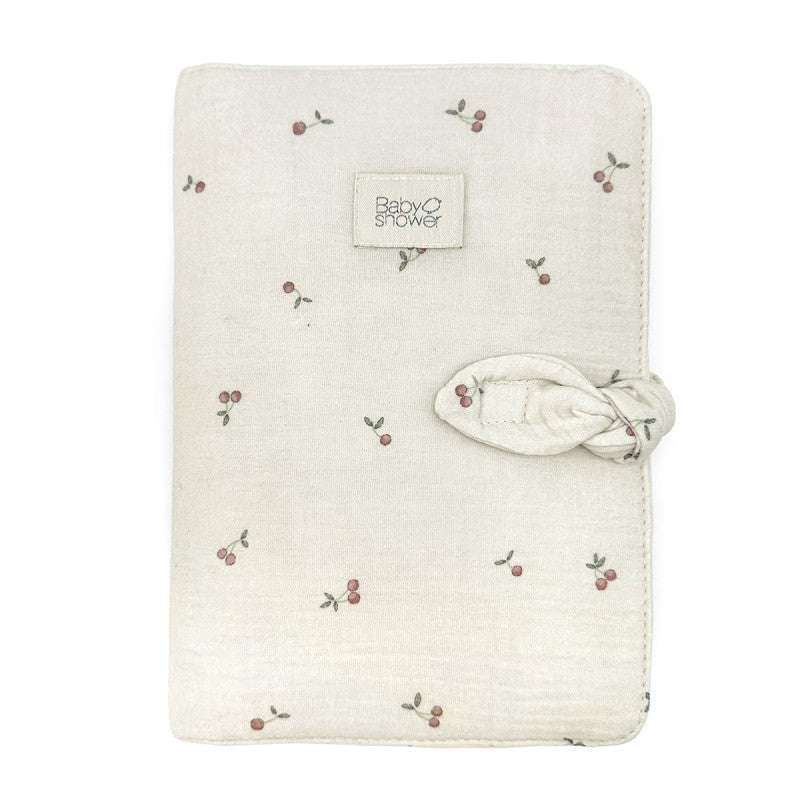 PROTEGE CARNET SANTE KNOT CHERRY - BABYSHOWER