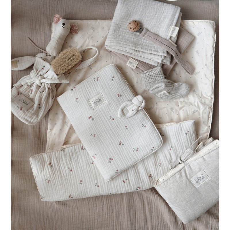 PROTEGE CARNET SANTE KNOT CHERRY - BABYSHOWER