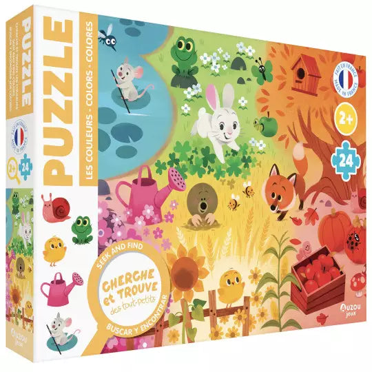 Puzzle cherche et trouve - les couleurs