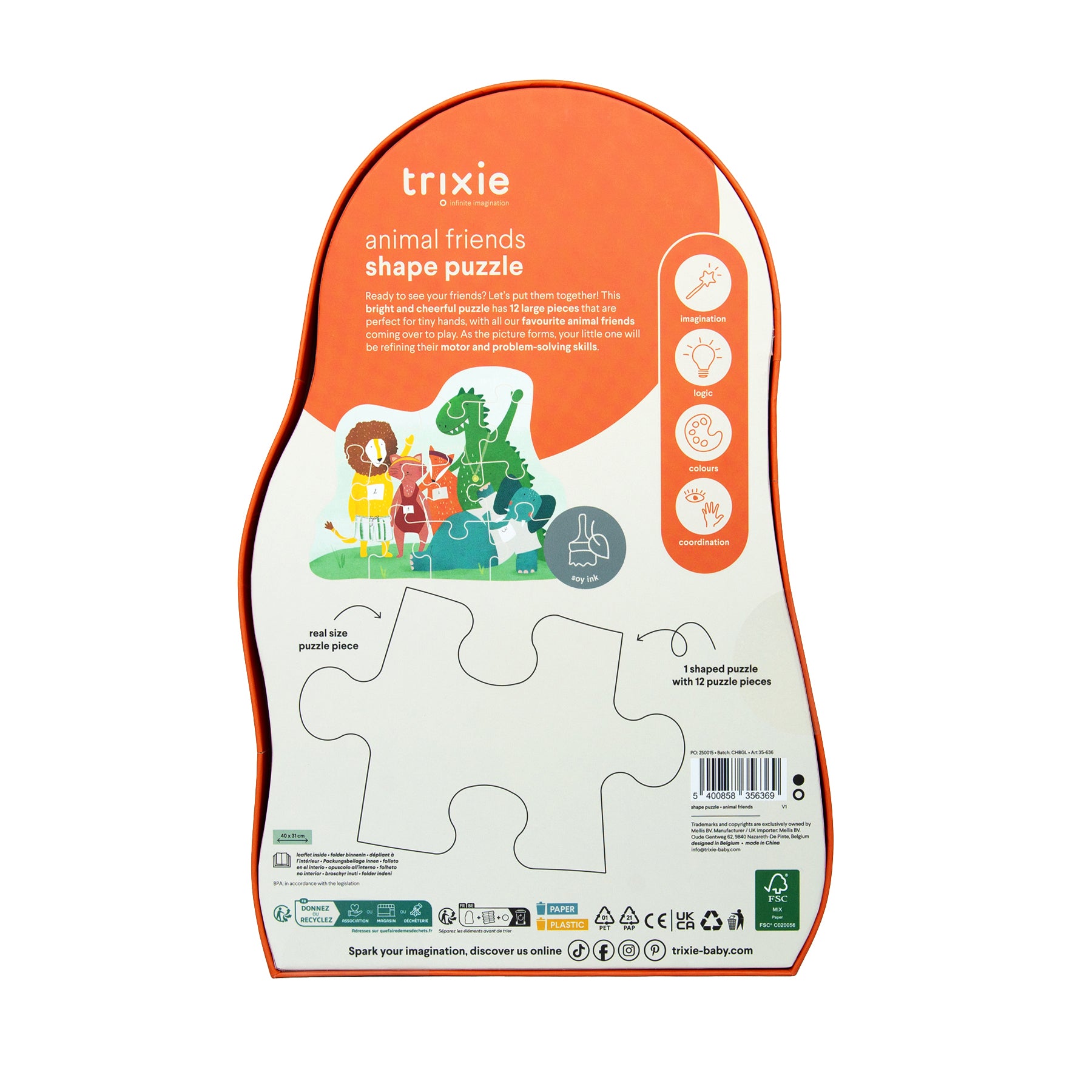 Puzzle animals friends