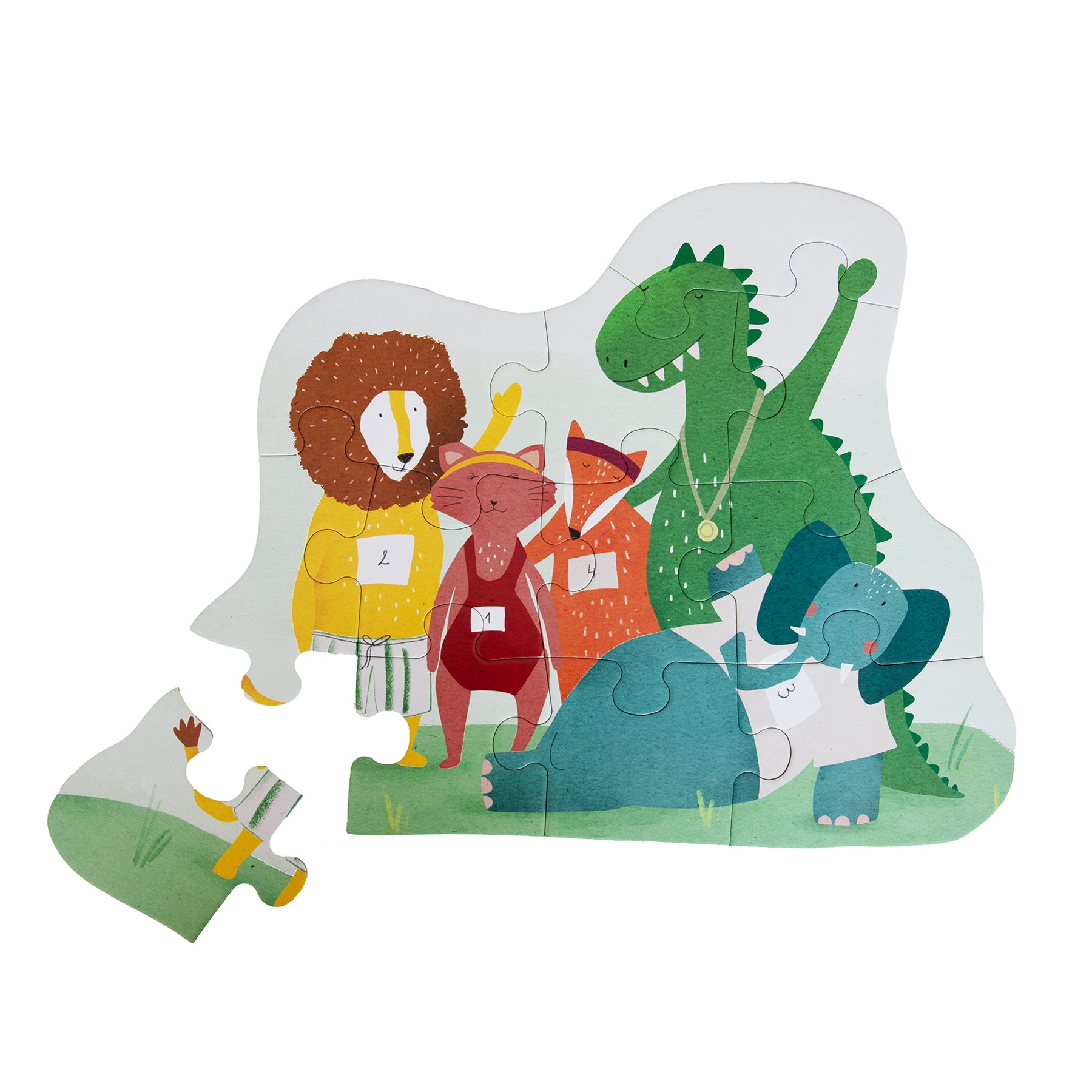 Puzzle animals friends