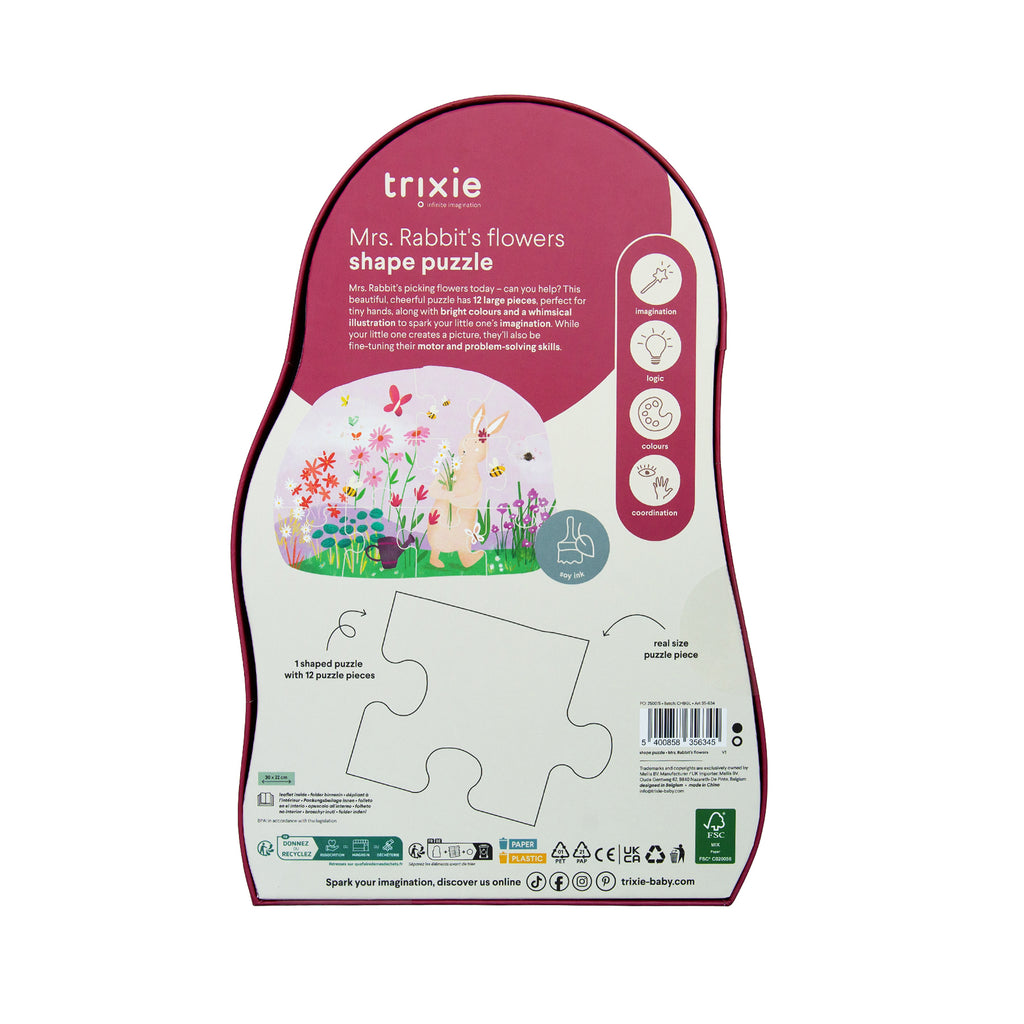 Puzzle Mrs Rabbit's Flowers