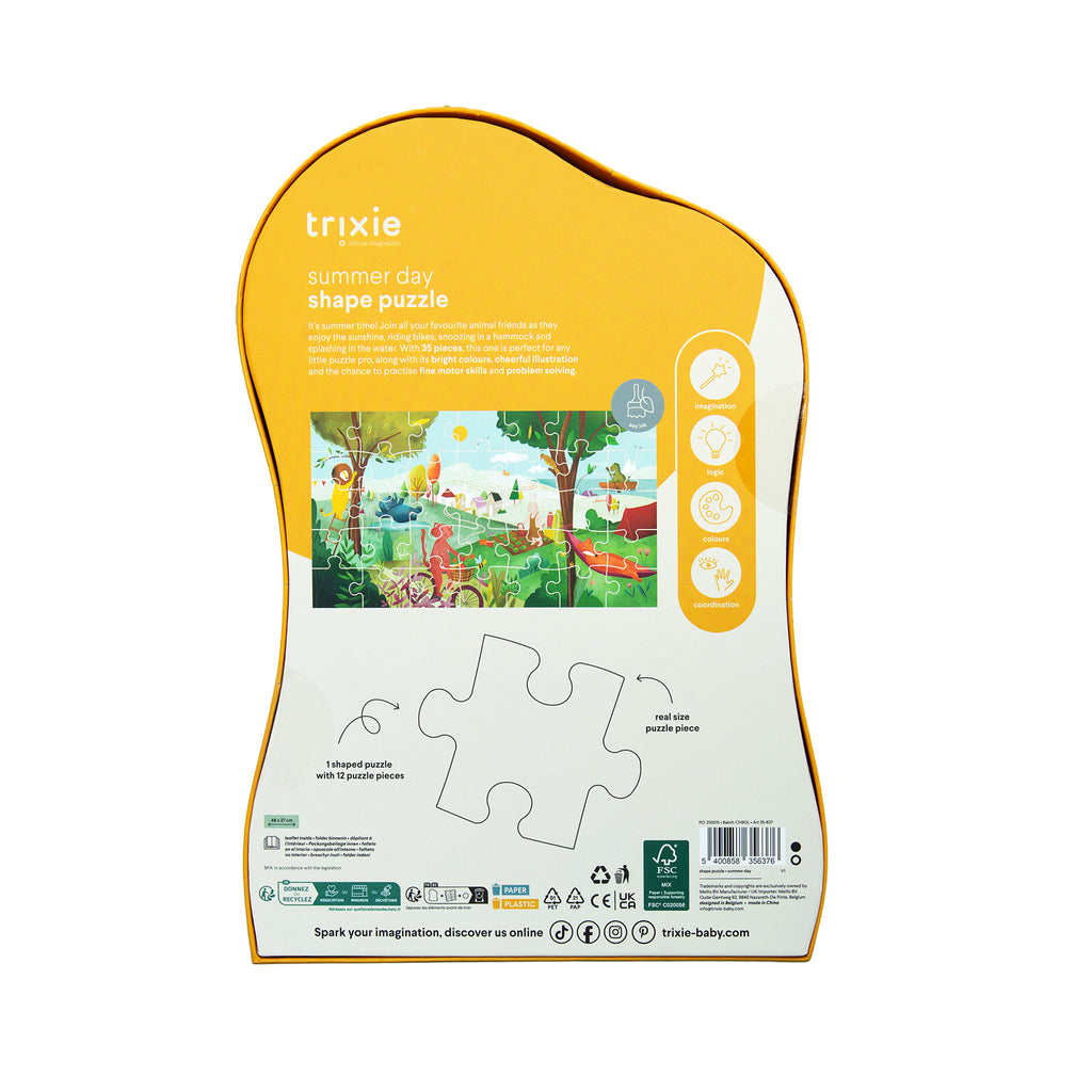 Puzzle à forme summer day