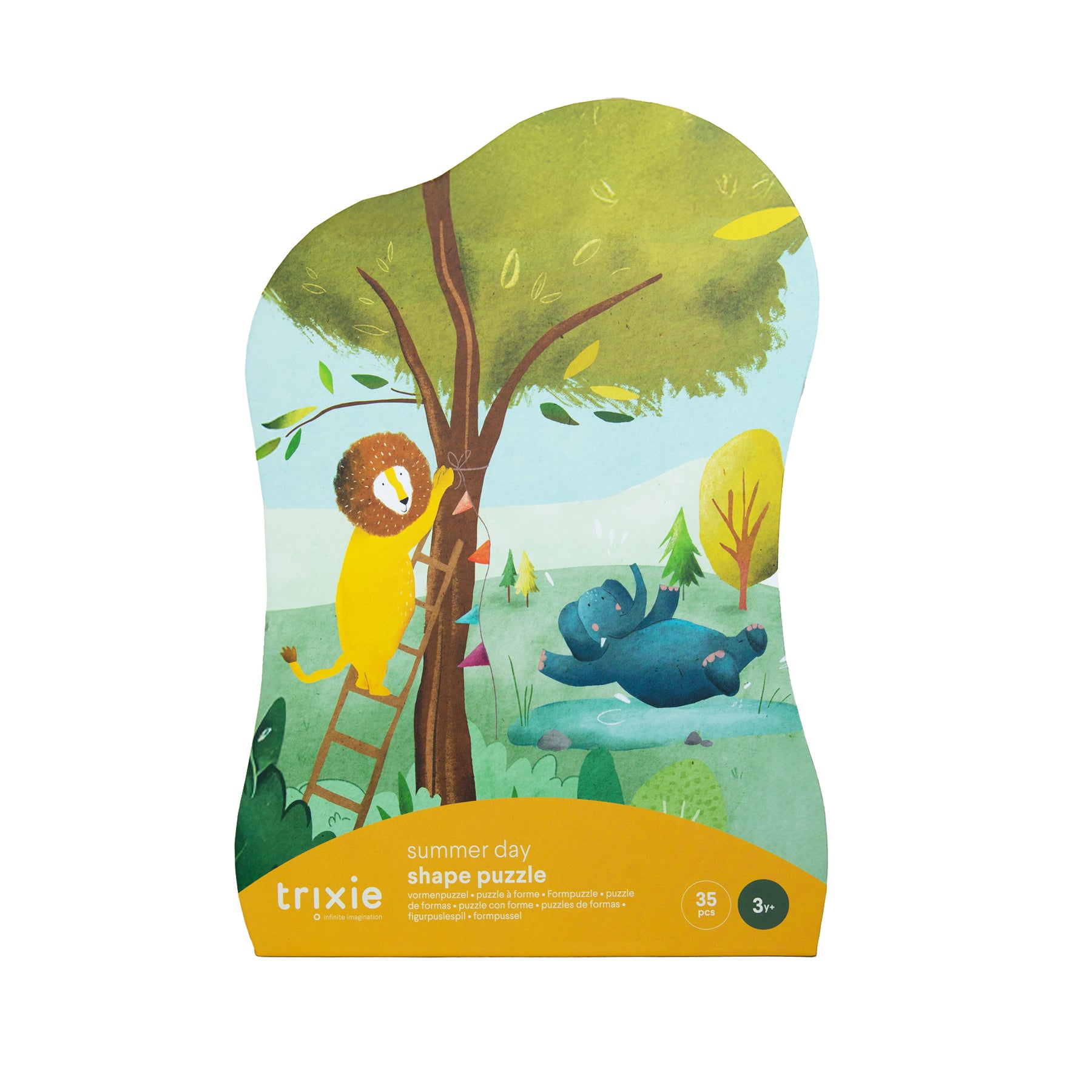 Puzzle à forme summer day