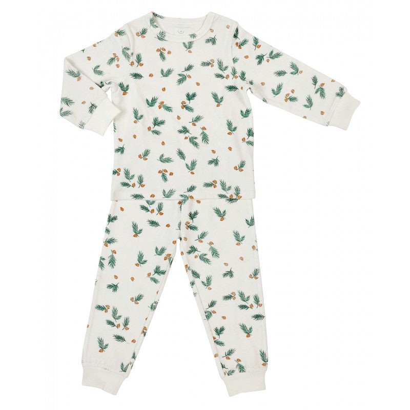 Pyjama enfant velours - pine