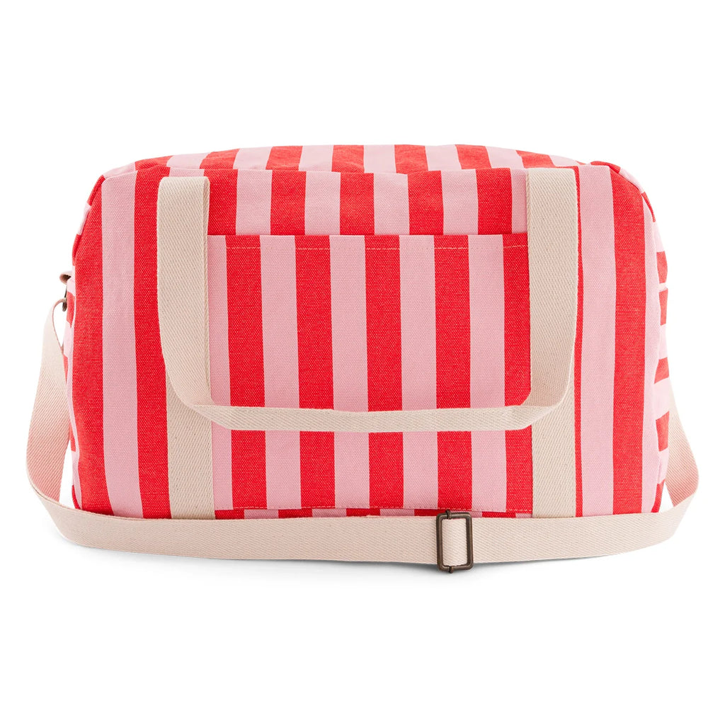 Sac à langer Raphael  Rayures Candy pink / Rouge