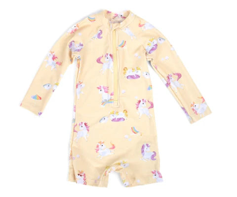 Maillot couche bébé - La plage des licornes