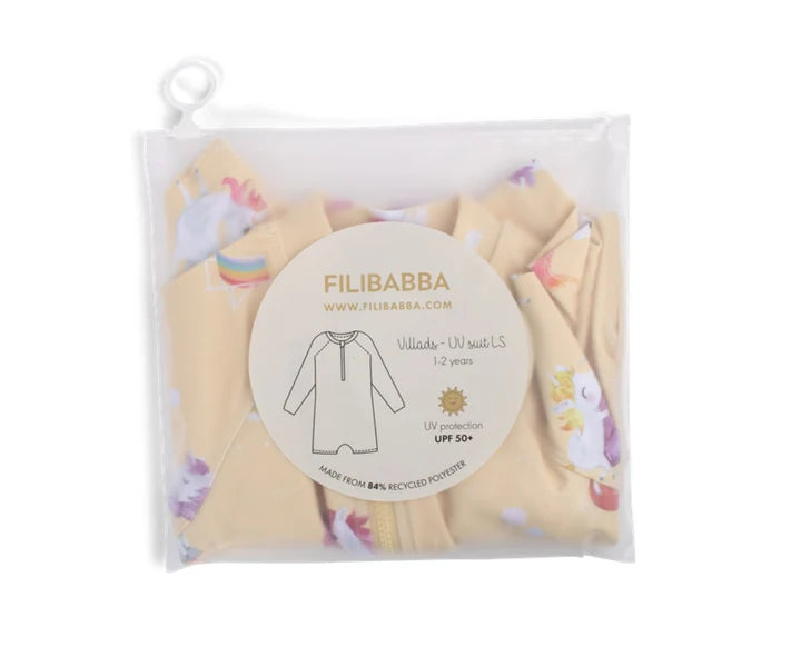 Maillot couche bébé - La plage des licornes