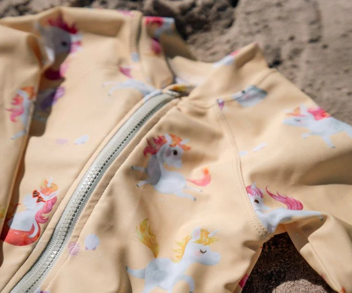 Maillot couche bébé - La plage des licornes