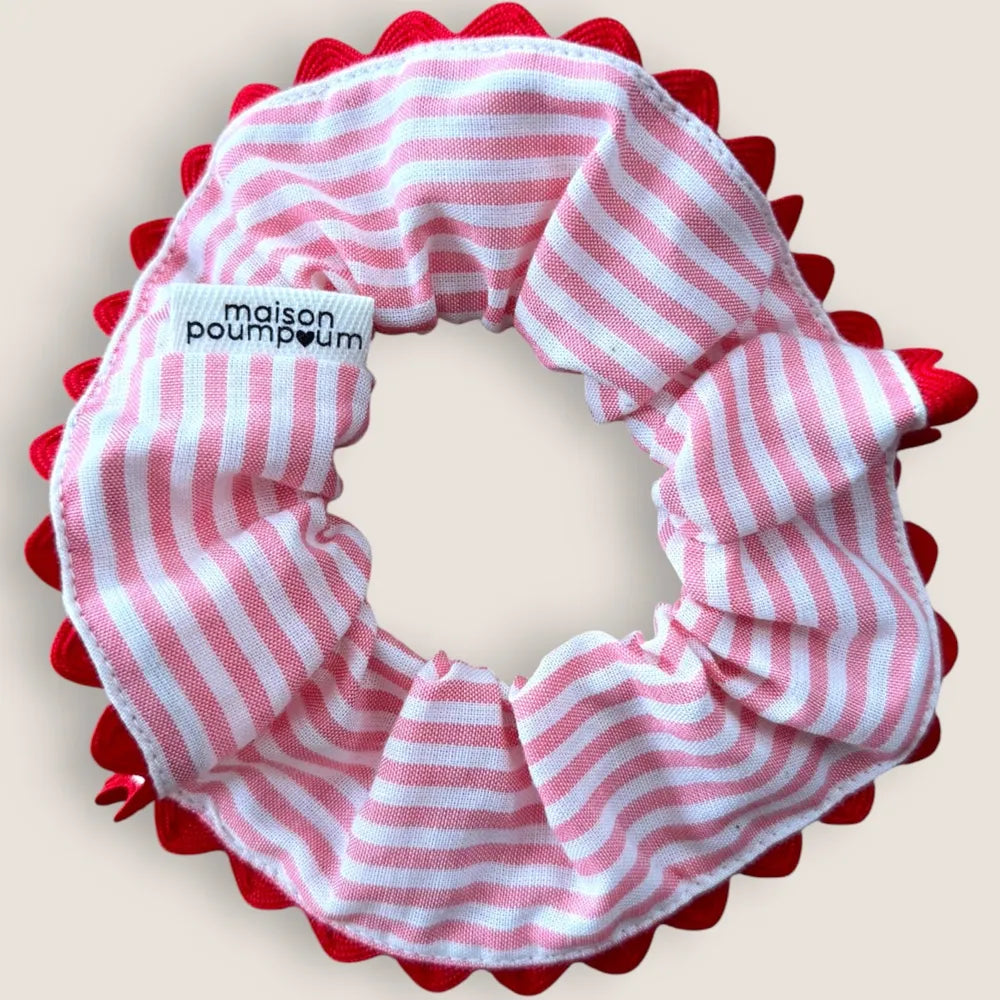 Chouchou Rayure rose – Maison PoumPoum